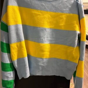 Vibrant Striped Women's Sweater